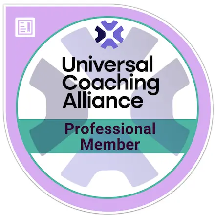 Universal Coaching Alliance Professional Member badge.